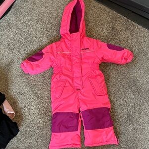 Pink Platinum Infant Snowsuit